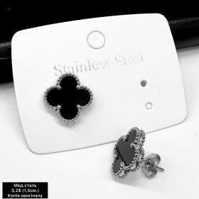 Сережки мед.сталь 10647 ( 1.5 см.)